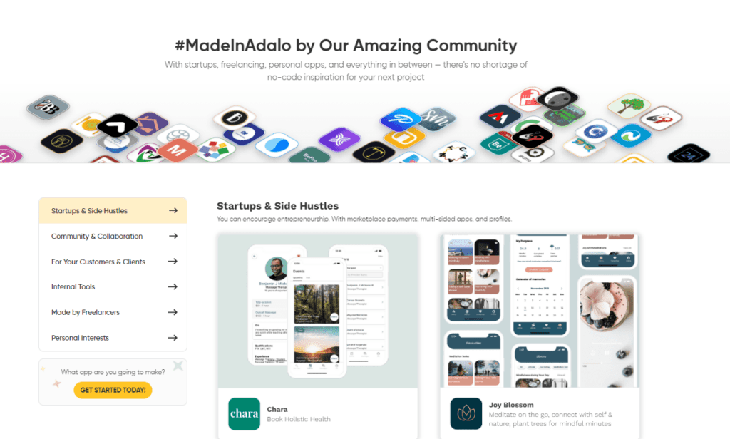 finding no code app builder with numbers of success stories