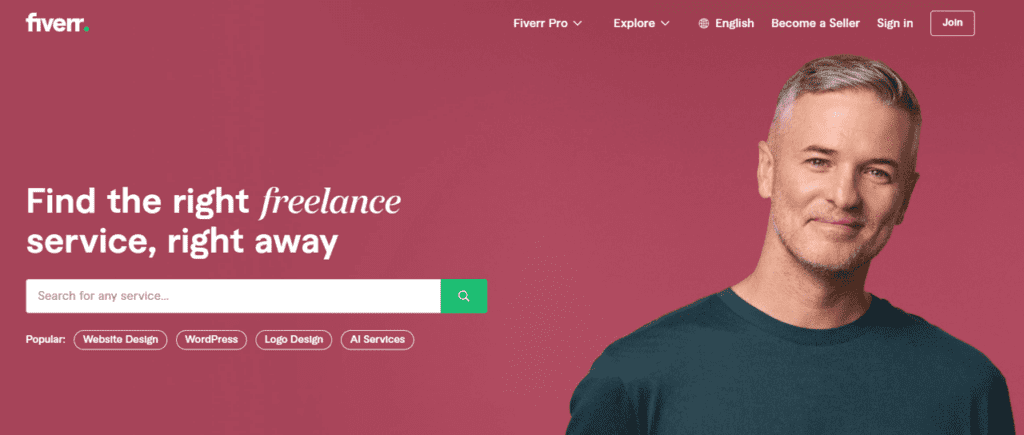 Fiverr is a platform to find freelance software developers