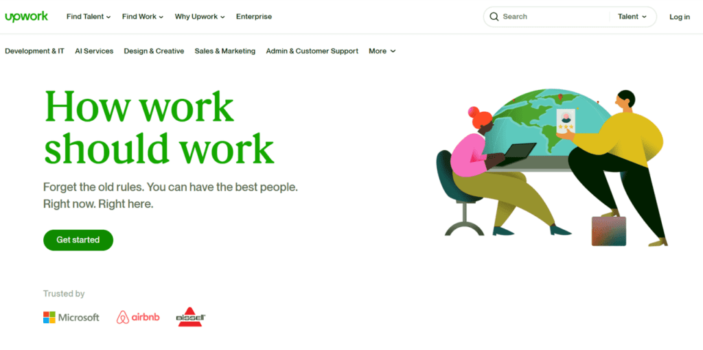 upwork is a platform to find freelance software developers