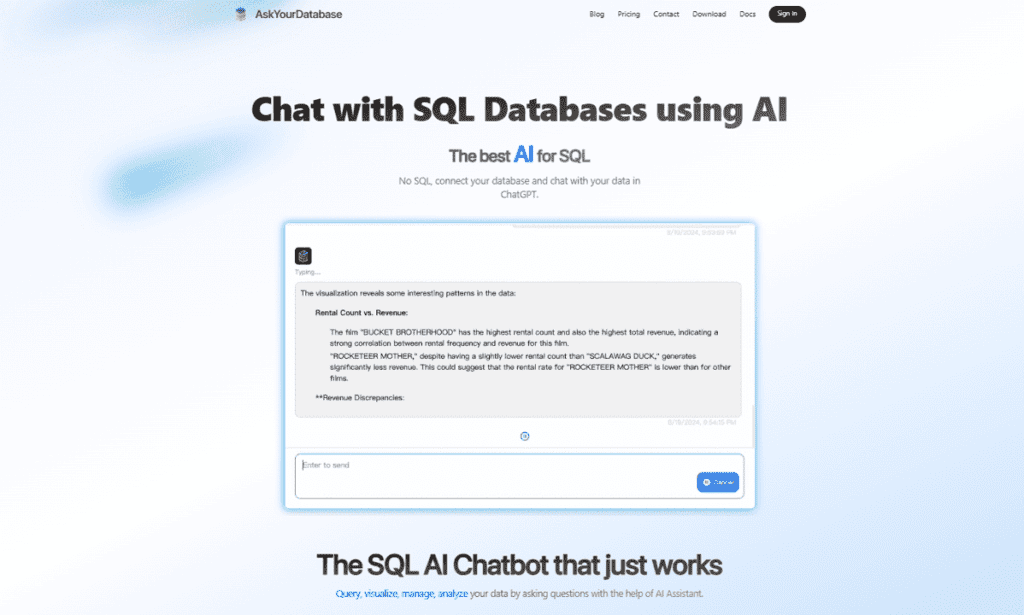 Micro SaaS Ideas to make money askyourdatabase