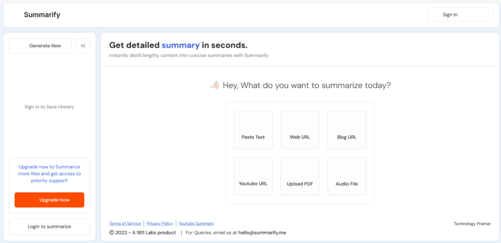 Micro SaaS Ideas to make money summarify