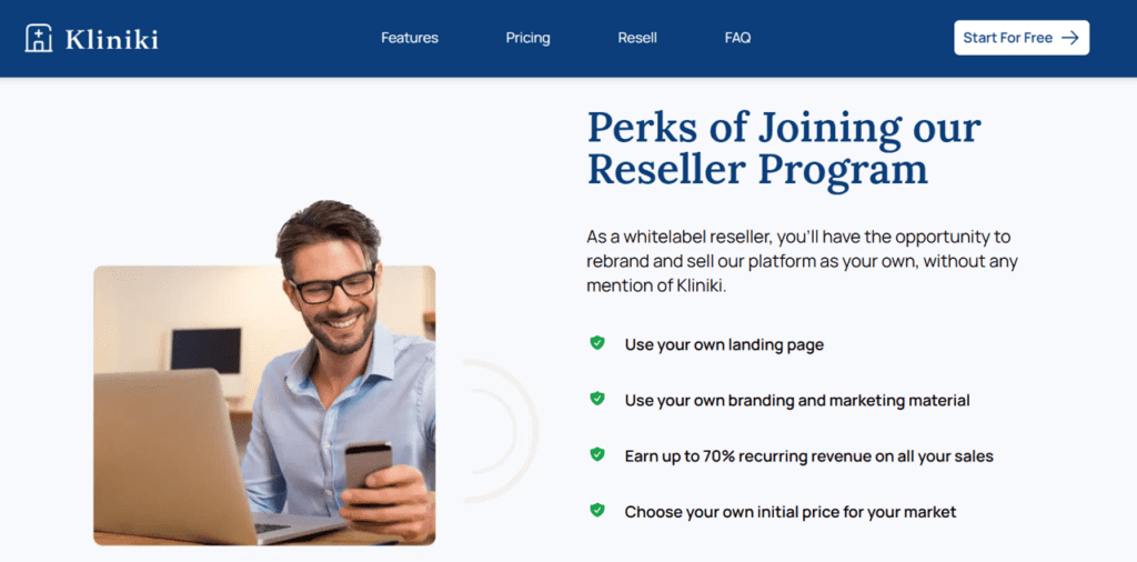 kliniki reseller program