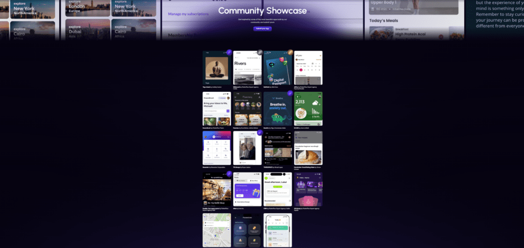 examples of apps built for businesses in flutterflow a popular no code app builder