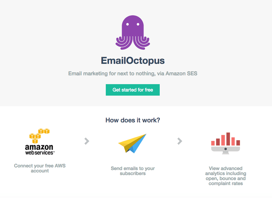 emailoctopus early version