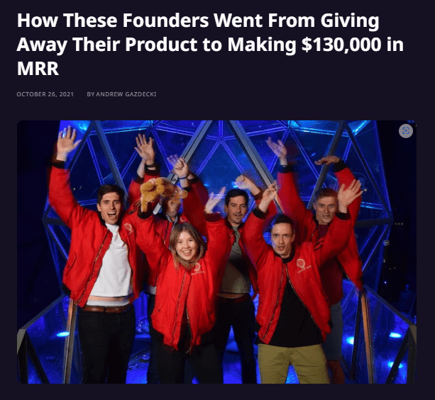 emailoctopus team featured on bootstrappers