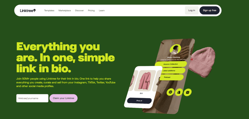 linktree as an example of a simple app making millions of dollars