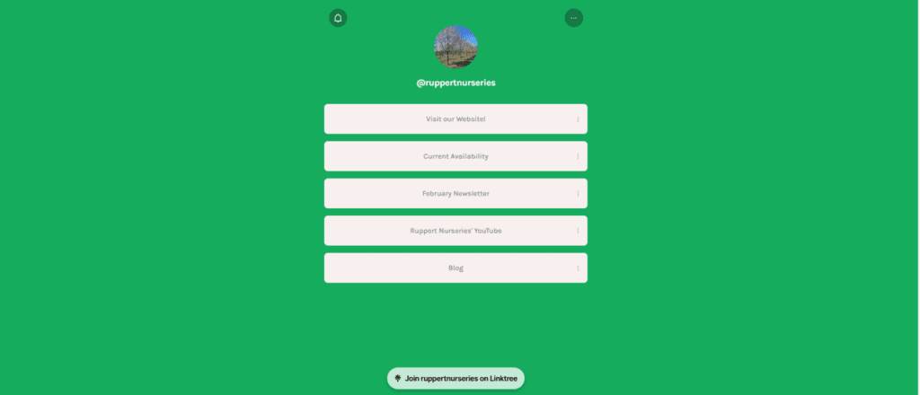 linktree user links