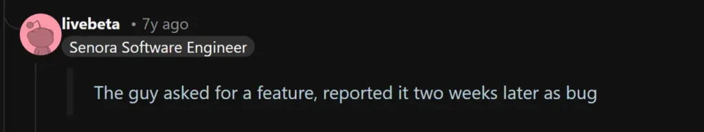 reddit screenshot of  client who doesn't understand agile methodology when working with developers