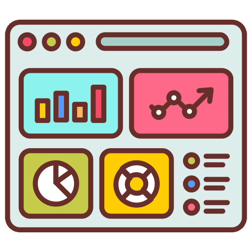graphic of iot application dashboard