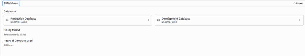 replit two built in databases to protect apps in production