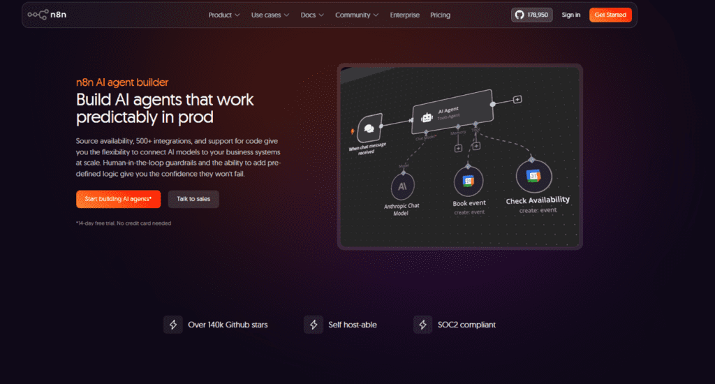 n8n automations to show ai workflow automation ijmplemention using internal custom workflows for more technical businesses